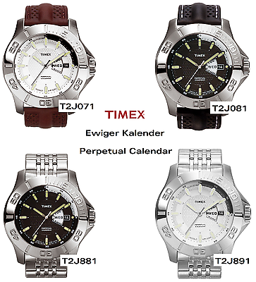 Timex Ersatzarmband T2J891 Ewiger Kalender - 22 mm - passt T2J071 T2J081 T2J881