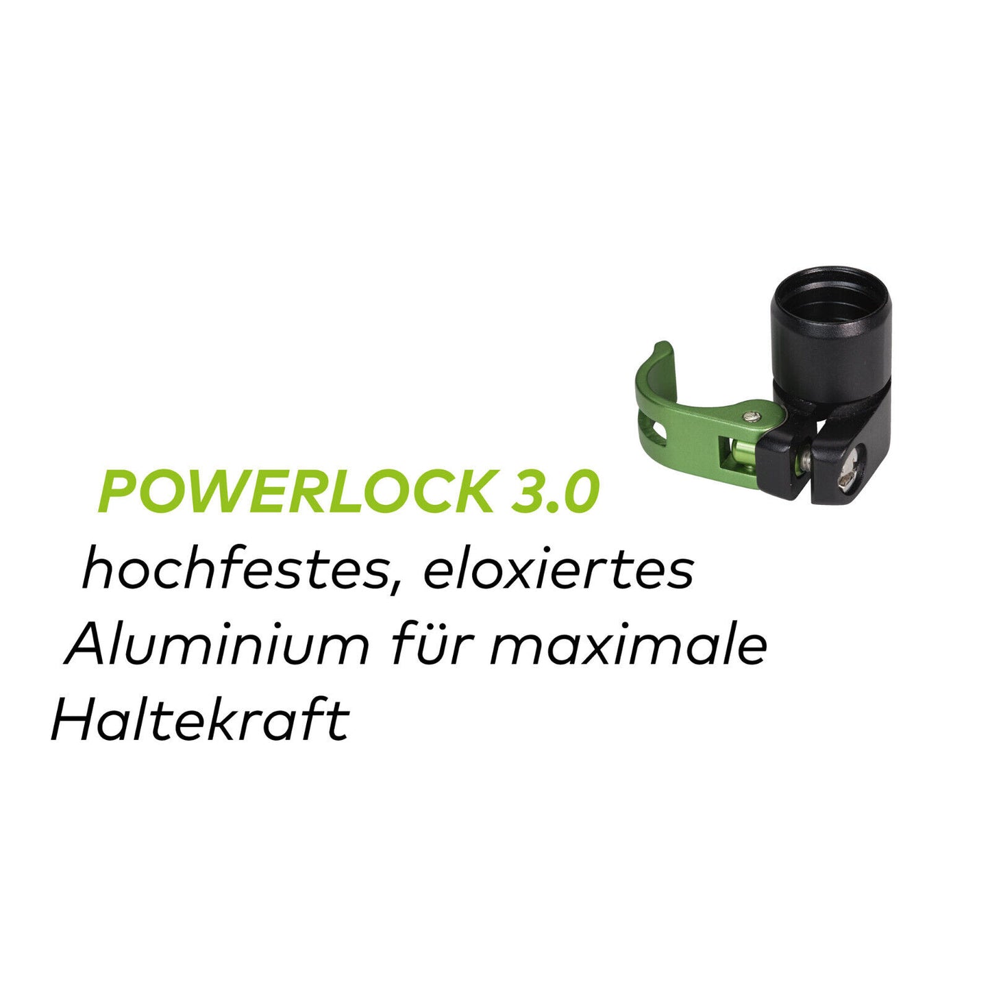 Komperdell Nordic Walking Stöcke - Sarma Powerlock pure black - Vario 105-125cm