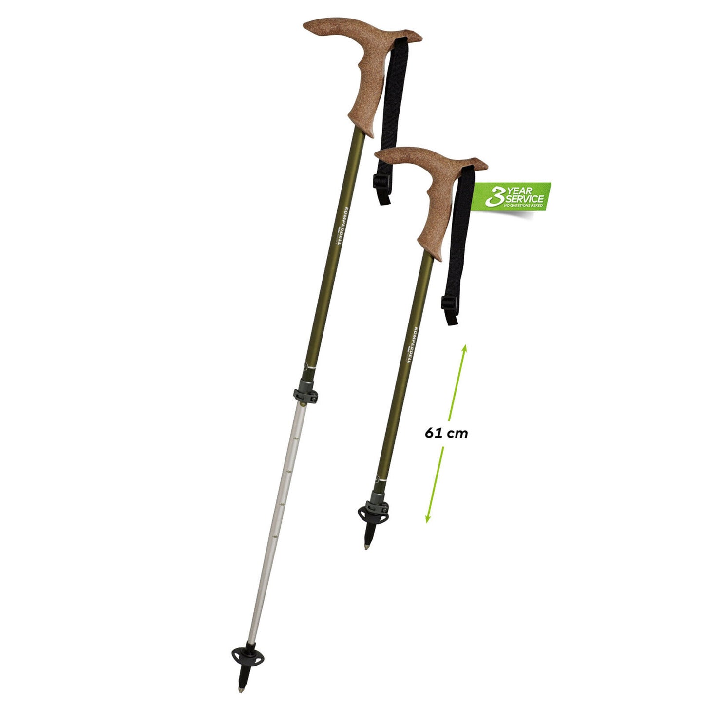 Komperdell Walker Powerlock - Gehstock Gehhilfe Spazierstock Gehstütze