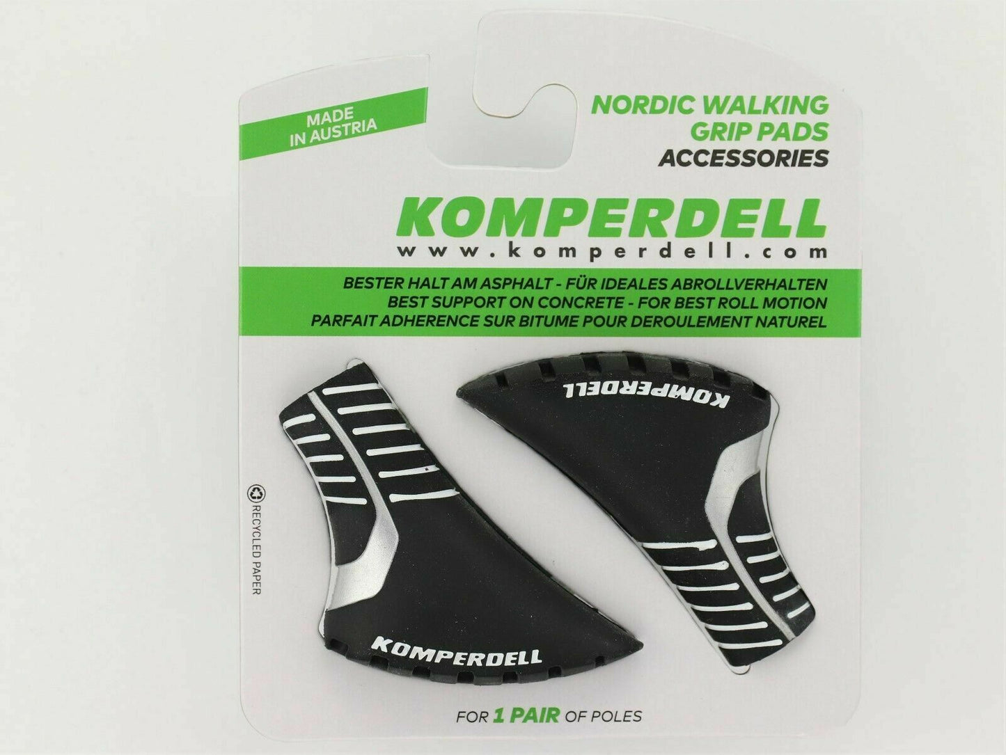 Komperdell Nordic Walking Gummipuffer Grip Pad, Classic Color Pad - vulkanisiert