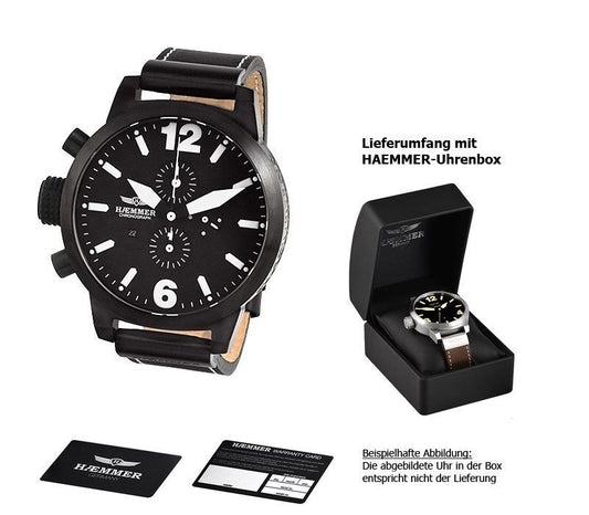 HAEMMER HC-16 CHARON GIANTS II - LIMITED Edition - XXL Herren Uhr - 50 mm