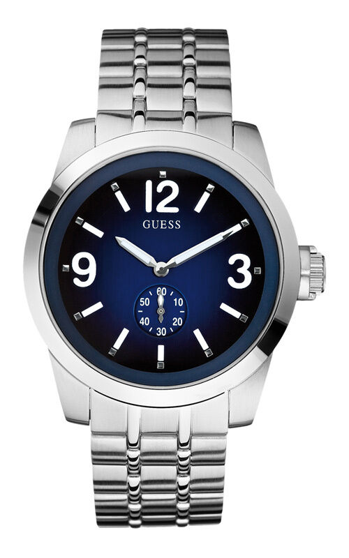 GUESS W13571G2 ZOOM Herrenuhr Edelstahlband silber