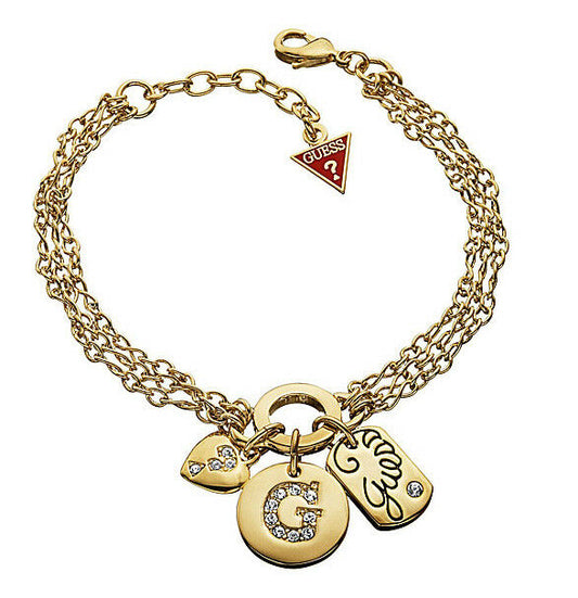 GUESS Armkette Armband Handkette UBB31008 vergoldet