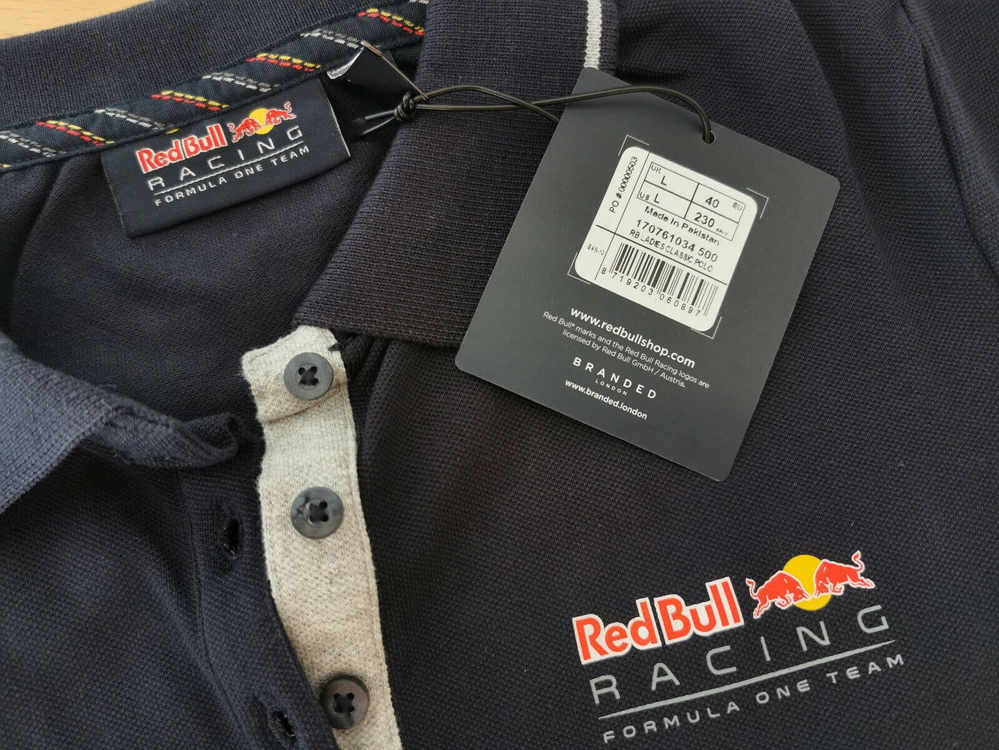 Red Bull Racing Ladies Classic Polo Shirt Infinity - Navyblau