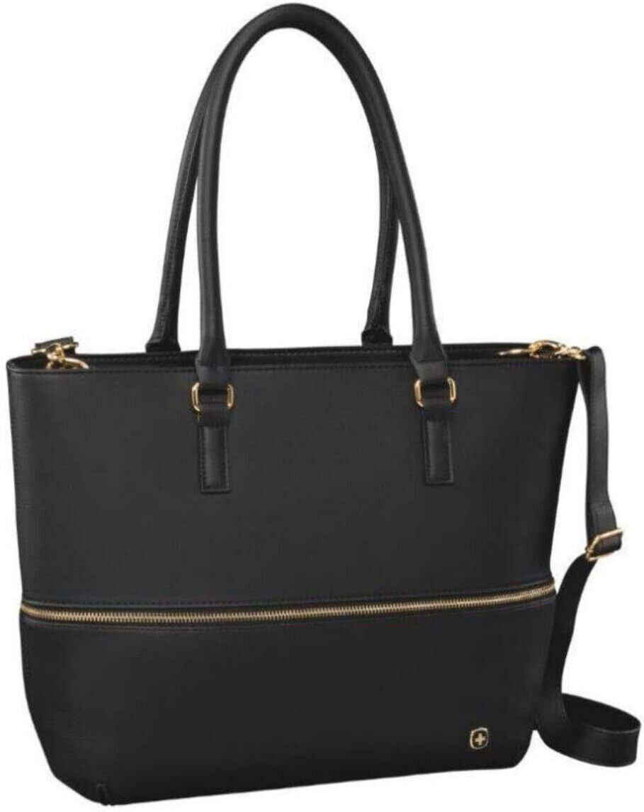 Wenger Eva Damen Handtasche mit extra herausnehmbarer Laptop-Tasche 13'' Black