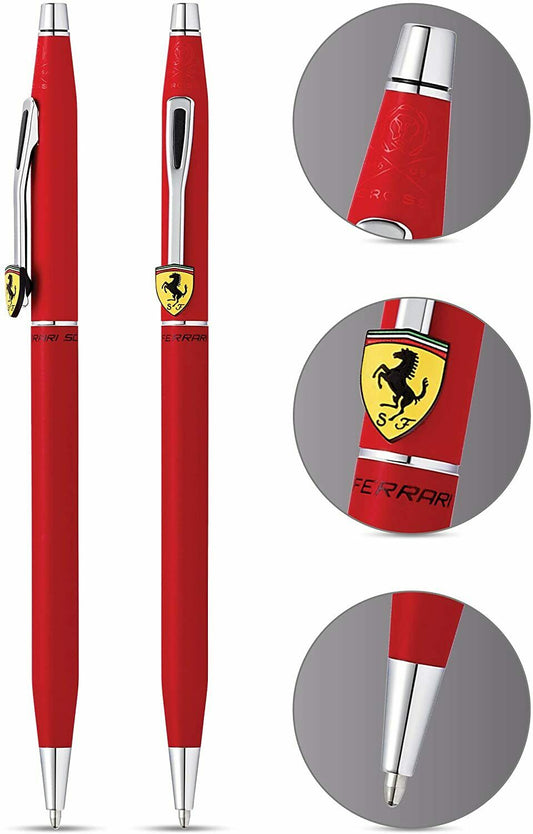 Cross Century II Ferrari Tintenroller - Rosso Corsa - Tinte schwarz - Ø 0,7mm