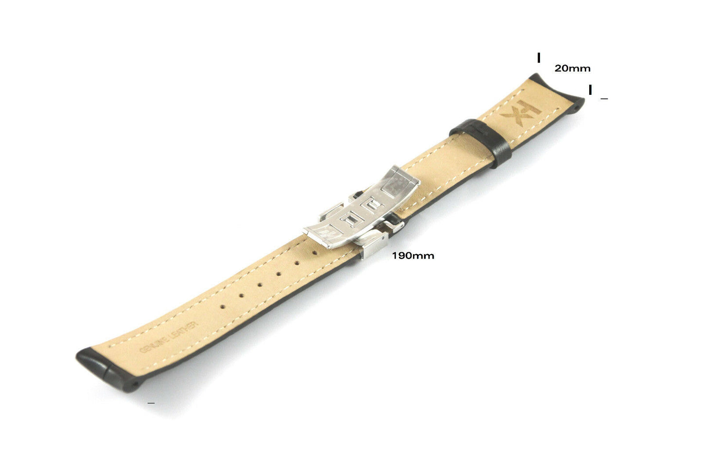 Timex TX Ersatzarmband T3B841 - TX 300 und TX 500 Series Ersatzband Leder 20mm