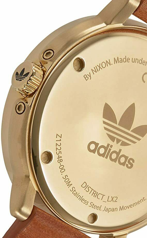 Adidas Originals District LX2 - Uhr - Art. Z12-2548 - Lederband 20mm - Ø 40mm