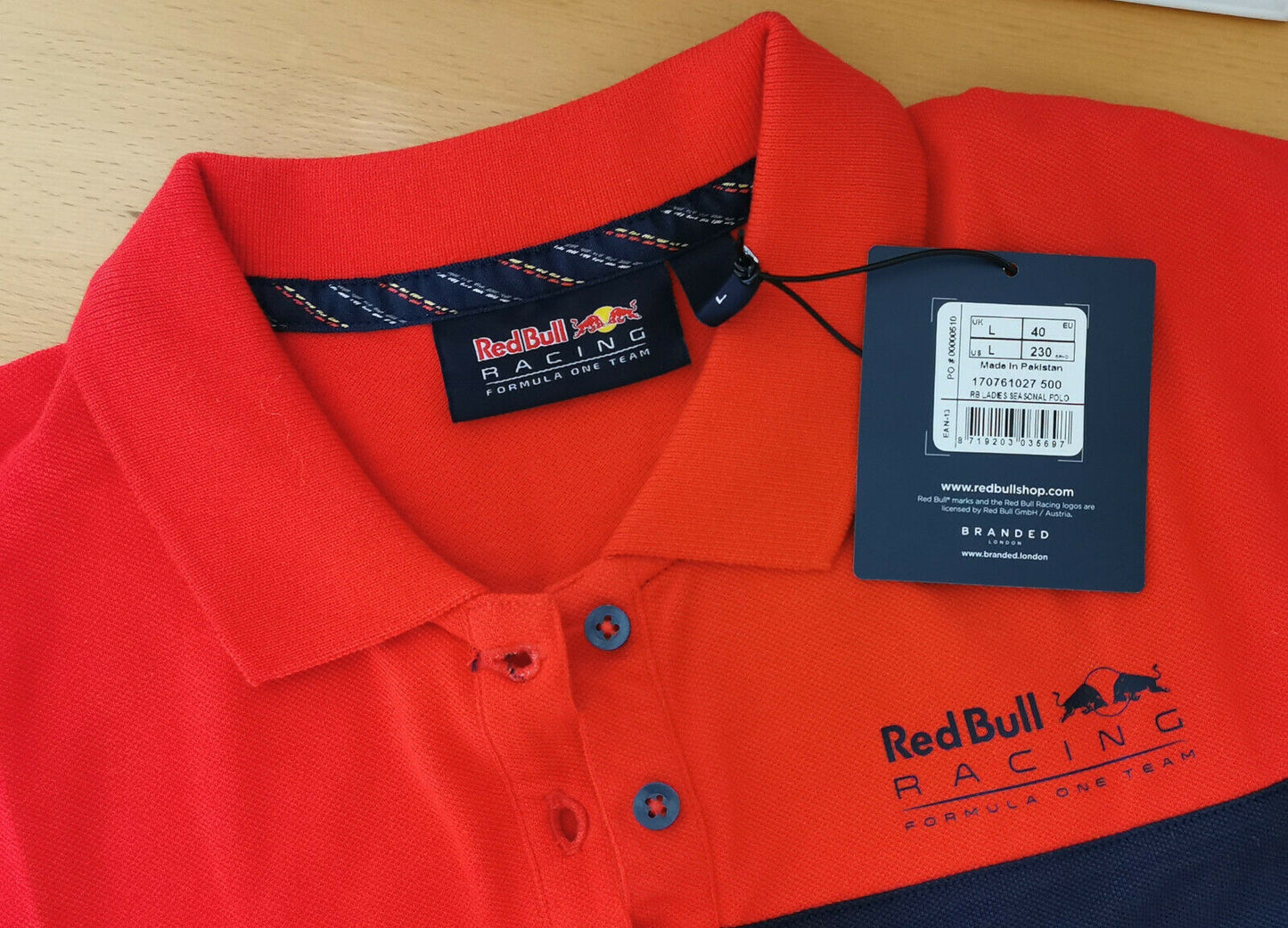 Red Bull Racing Ladies Seasonal Polo Shirt Infinity - Navyblau / Rot