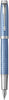Parker IM Premium Blue Chrome Trim Fountain Pen Füllfederhalter M, 2x Tinte blau