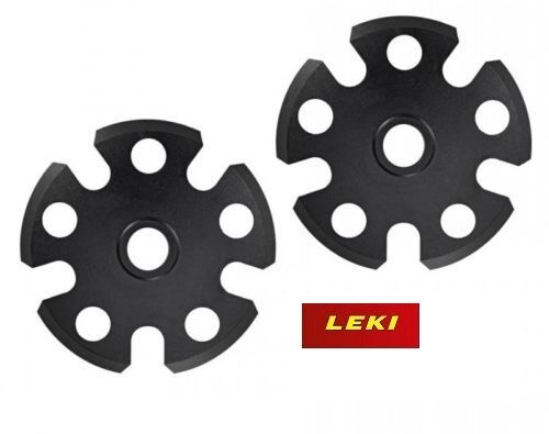 LEKI Tourenteller (Schneeteller) mit Gewinde für Lekispitzen - Ø 95 mm - 1 Paar