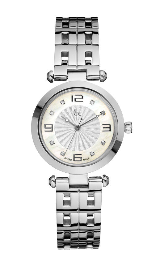 GUESS Gc X17106L1S B1-Class Lady Damenuhr silber Edelstahlgehäuse