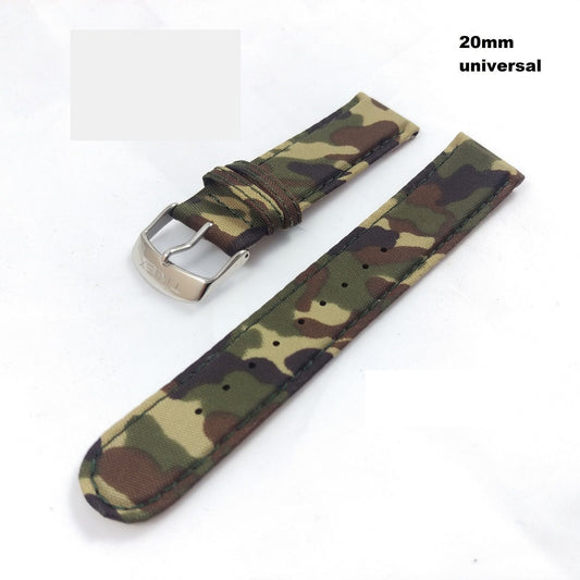 Uhrband Uhrenarmband Armband Uhrenband Ersatzband - 20mm - camouflage - multifit