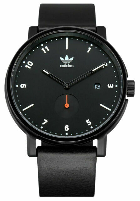 Adidas Originals District LX2 - Uhr - Art. Z12-3037 - Lederband 20mm - Ø 40mm