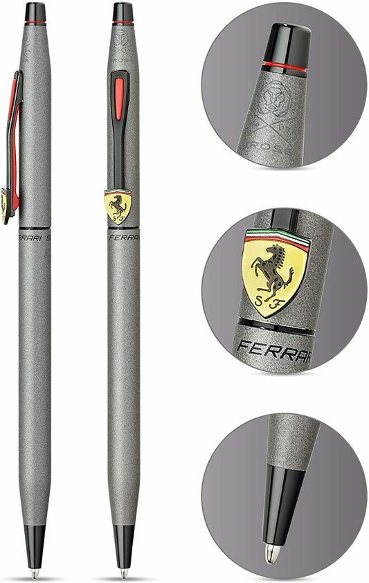 Cross Century II Ferrari Tintenroller - titanium grey - Tinte schwarz - Ø 0,7mm