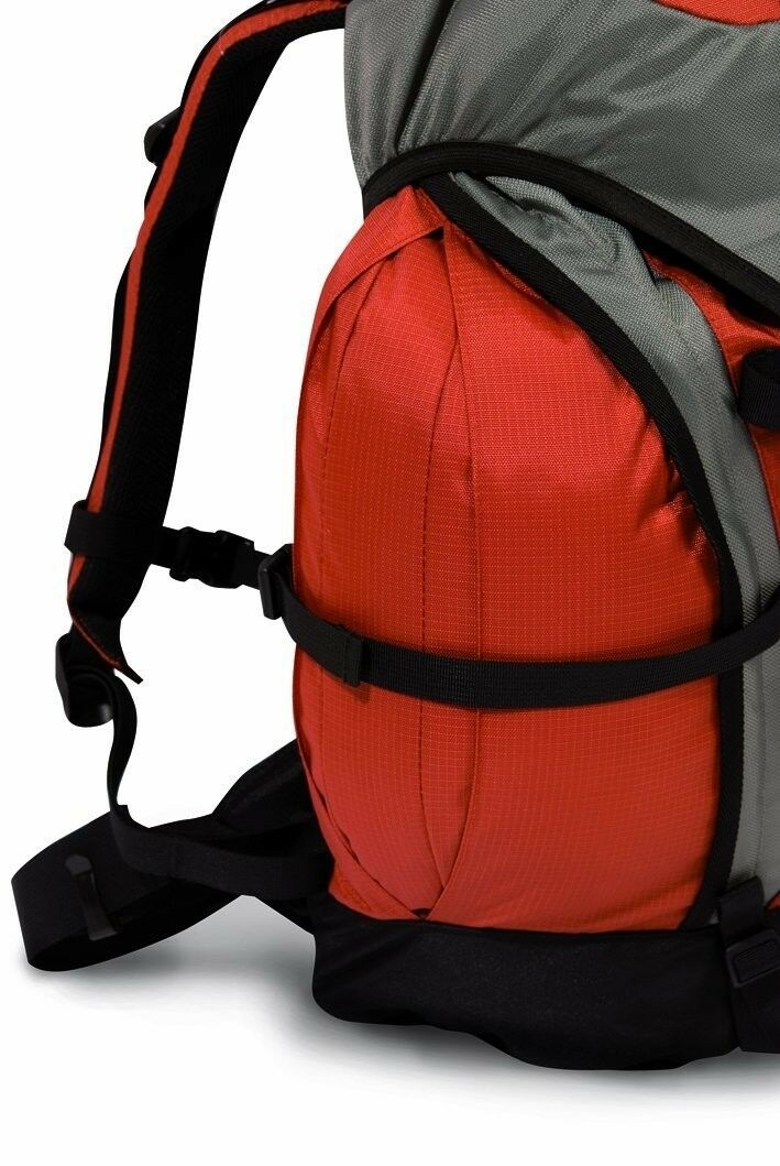 lestra Rando Air 35 Liter Rucksack Volumen ALLROUND Serie orange mit Regenhülle