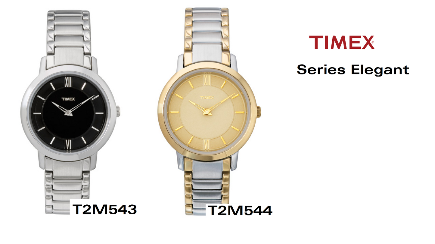 Timex Ersatzarmband T2M544 Serie Elegant Damen Ersatzband - passt T2M543 - 13 mm