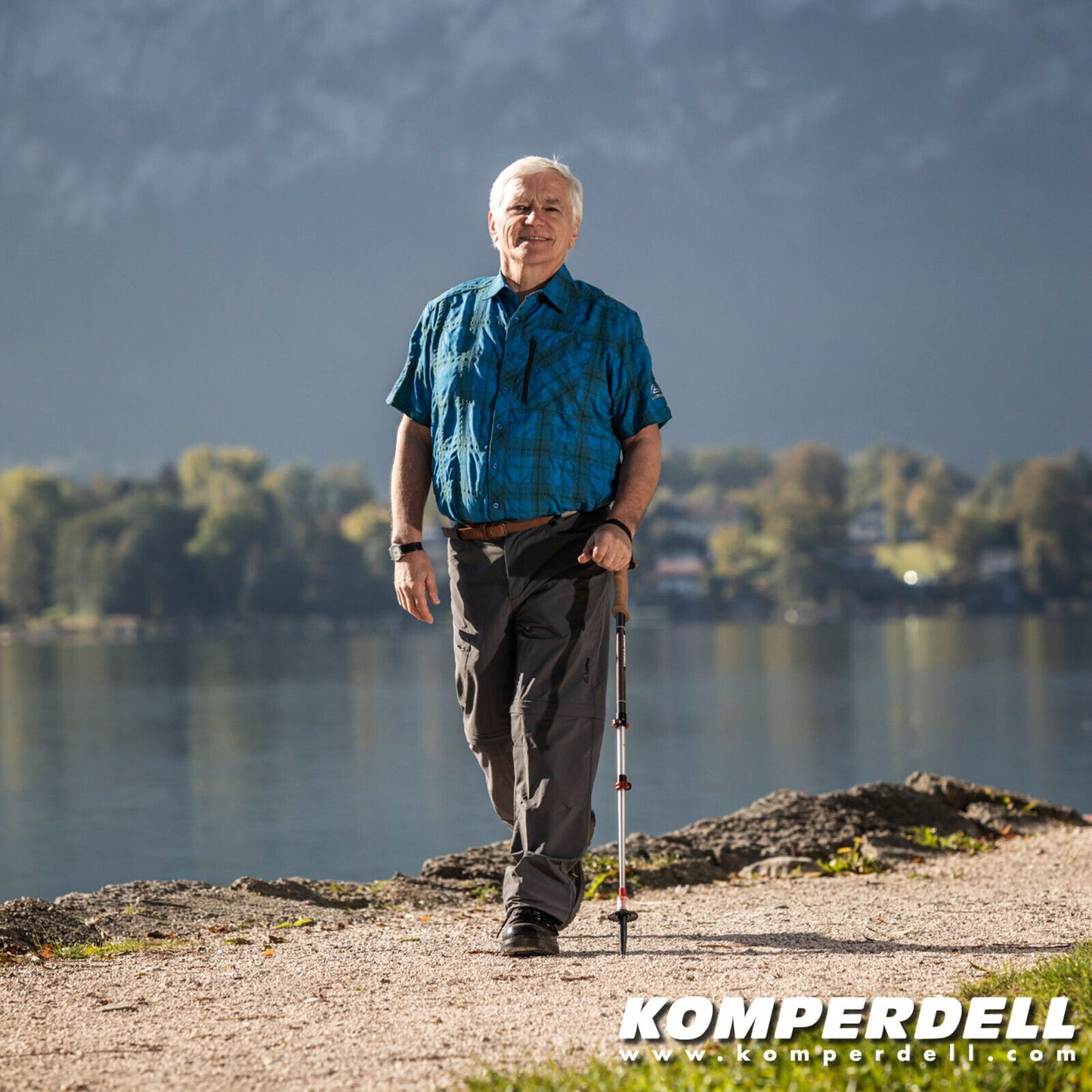 Komperdell Walker Powerlock - Gehstock Gehhilfe Spazierstock Gehstütze
