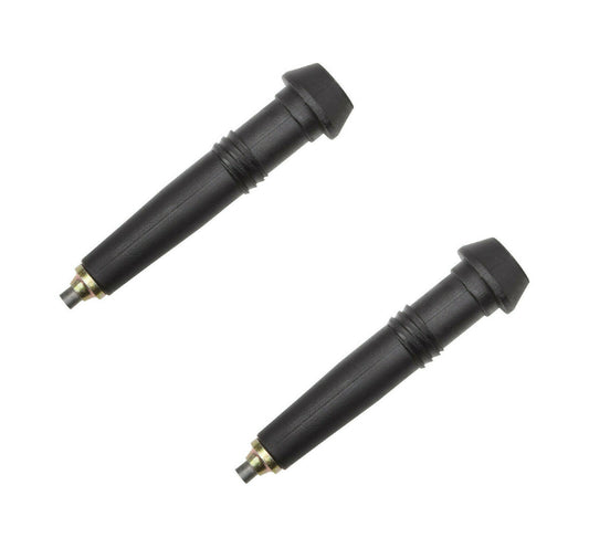 Leki Hartmetall Flexspitze kurz 78 mm mit Anleitung für Trekking Walking Stöcke