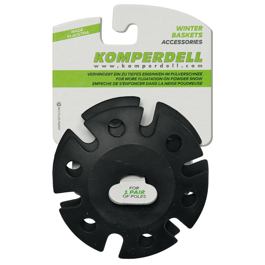 Komperdell Vario XL Teller Winter - Stockzubehör - Ø 10 cm - Schneeteller - Paar