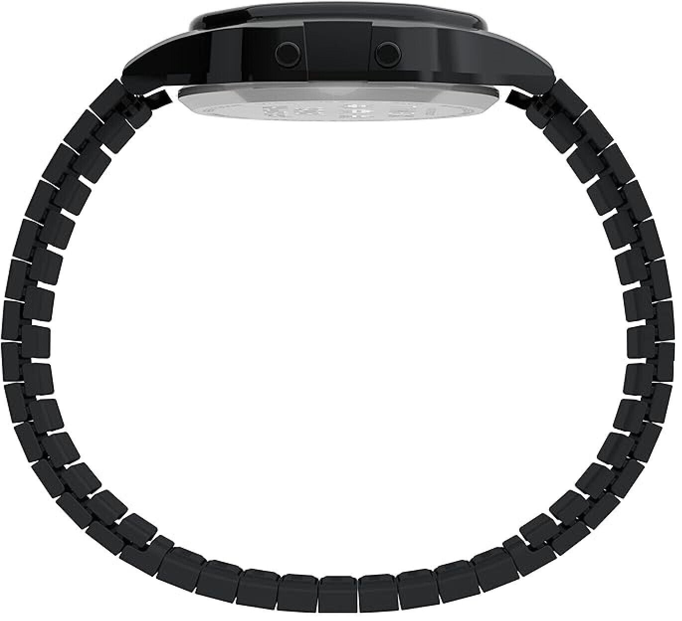 Timex TW2V39900 T80 X Space Invaders - Edelstahlband schwarz - Ø34mm