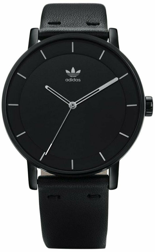 Adidas Originals District L1 - Uhr - Art. Z08-2345 - Lederband 20mm - Ø 40mm