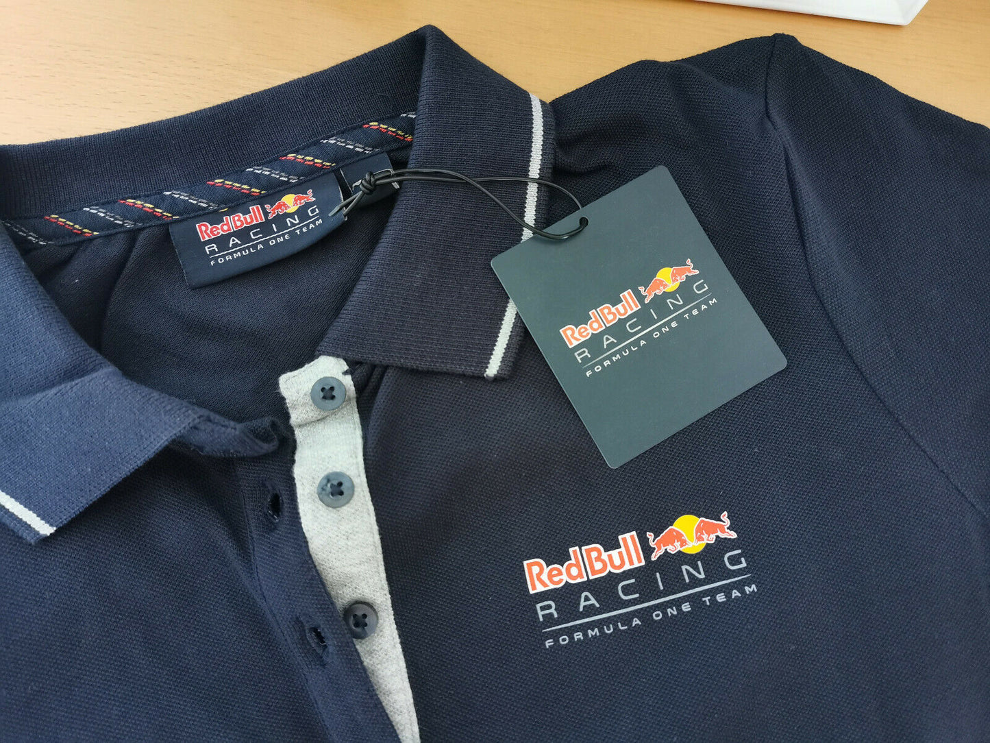 Red Bull Racing Ladies Classic Polo Shirt Infinity - Navyblau