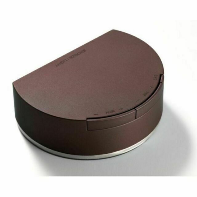 Lexon LCD Wecker Fine LR138 - Reisewecker - Farbauswahl bordeaux & blau