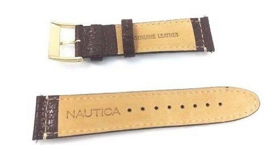 Nautica Ersatzband 09599 Yacht Club - Uhrenarmband Leder - 22 mm watch strap