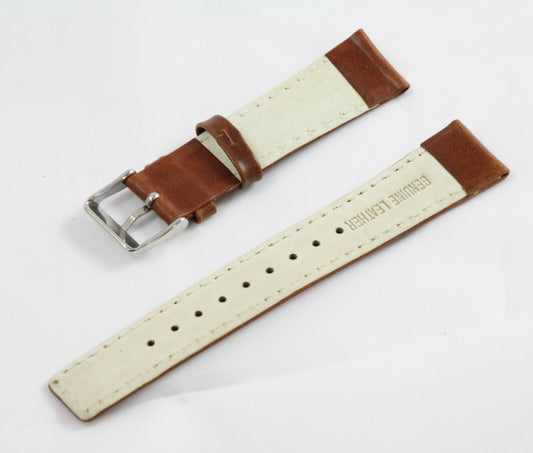 Timex Ersatzarmband T2G951 - Leder braun - 20mm - Ersatzband Uhrband universal