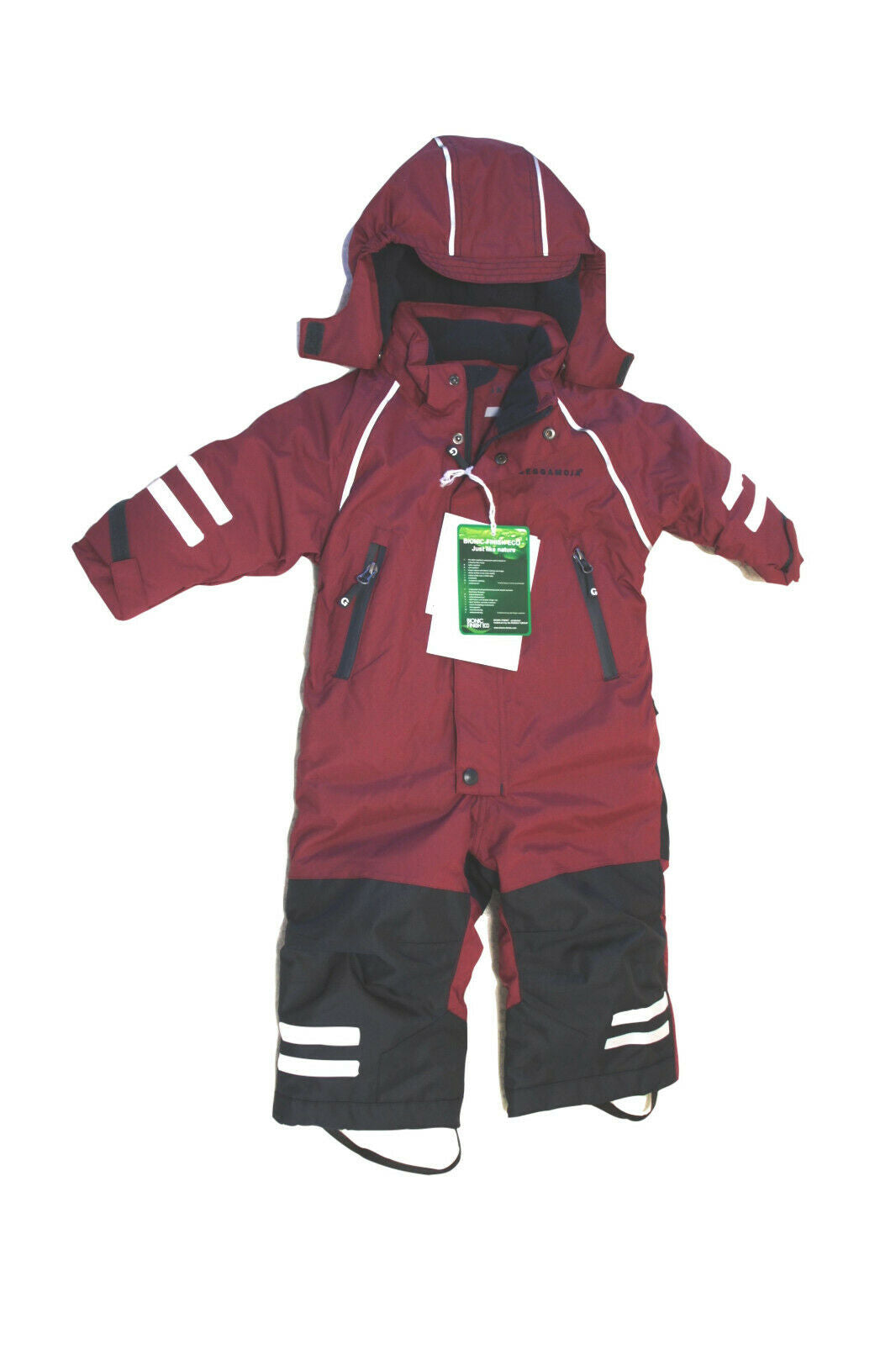 Geggamoja Kinder Skioverall Plum - Winter Overall - sehr warm und robust