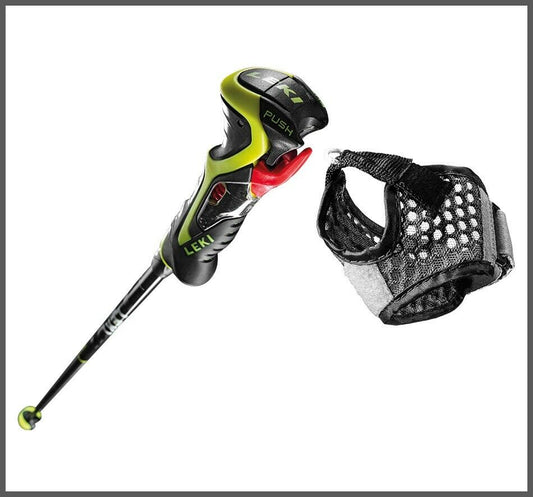 LEKI Carbon 14 3D Skistöcke 65067902 Alpin Ski Stöcke - Fixlänge von 110 - 135cm