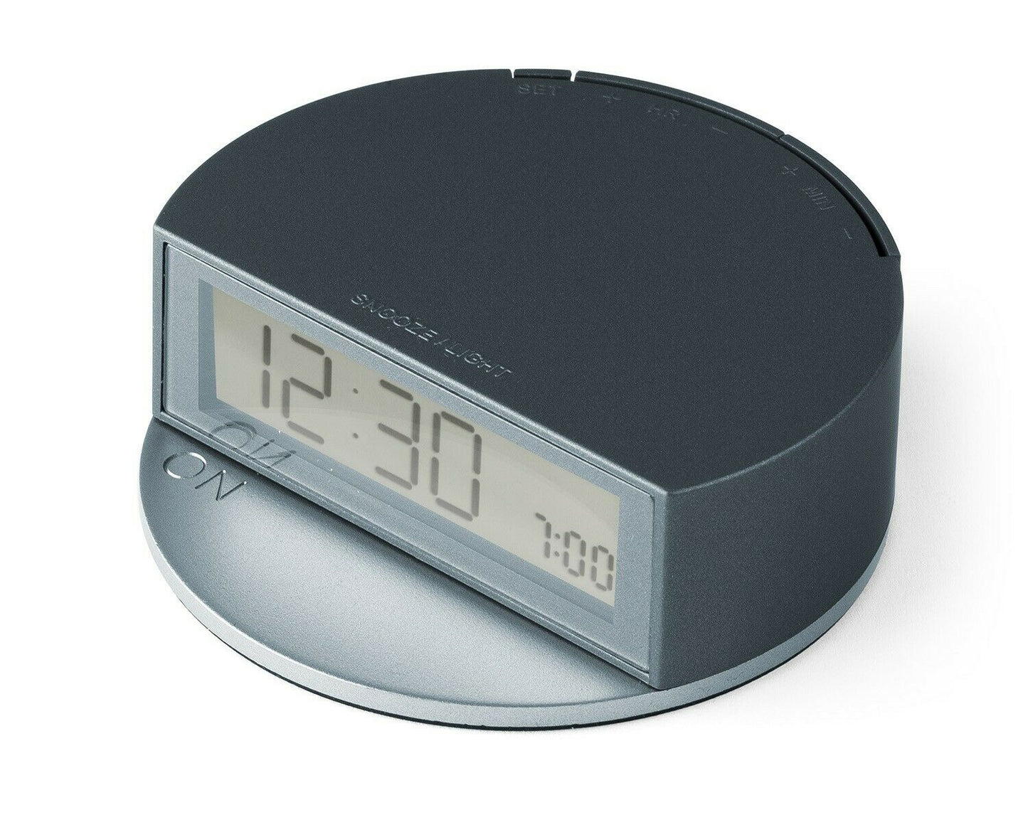 Lexon LCD Wecker Fine LR138 - Reisewecker - Farbauswahl bordeaux & blau
