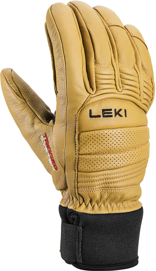 Leki Copper 3D Pro Skihandschuhe - Triggersystem - Extra Warm - Freeride - beige