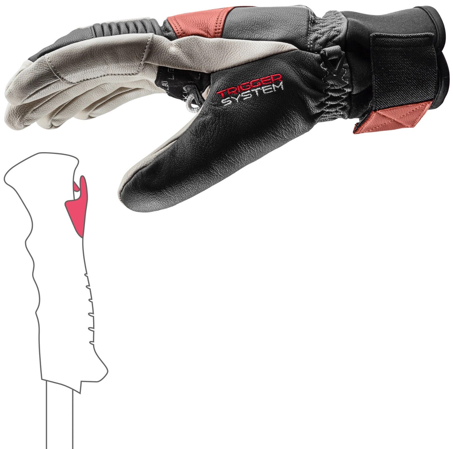 Leki Patrol 3D Skihandschuhe - Alpinski - Freeride - Triggersystem - Extra Warm