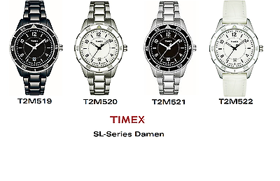 Timex Ersatzarmband T2M519 SL Series Damen - 16mm - passt T2M520 T2M521 T2M522