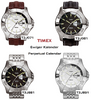 Timex Ersatzarmband T2J881 Ewiger Kalender - 22mm - passt T2J071 T2J081 T2J891