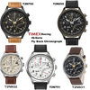 Timex Ersatzarmband T2N700 - IQ-Serie Fly Back Chronograph passt T2N701 T2N699