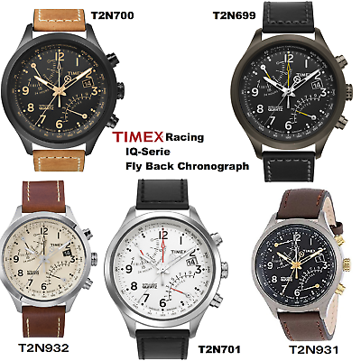 Timex Ersatzarmband T2N932 - IQ-Serie Fly Back Chronograph passt: T2N700 T2N931