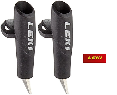 LEKI Nordic Walking Speed Tip (Paar, 2 Spitzen) - zum Auswechseln mit Anleitung