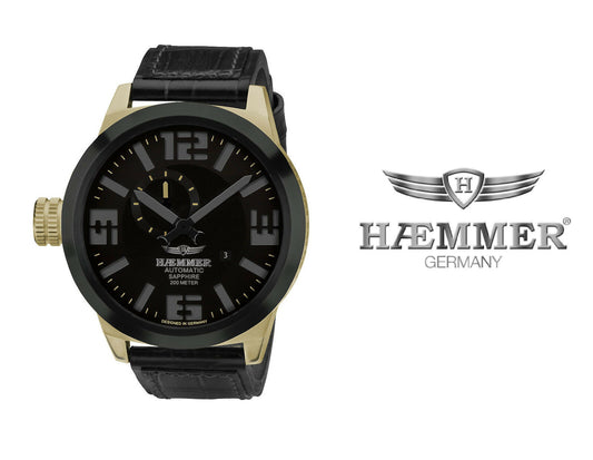 HAEMMER PRINCE HM-15 Herrenuhr Mechanica Limited Edition (50mm Gehäuse)