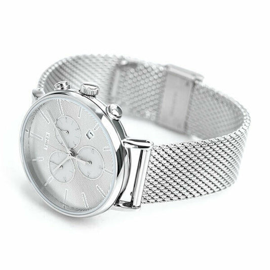 TIMEX Weekender Fairfield TW2R97900 Chronograph - Edelstahl - Meshband Milanaise