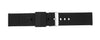Pebro Uhren Ersatzarmband Silikon schwarz 18mm mit Quick-Release Federstegen