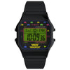 Timex TW2V39900 T80 X  Space Invaders - Edelstahlband schwarz -  Ø34mm