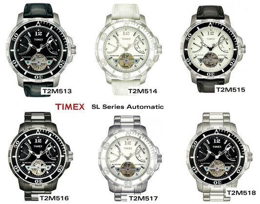 Timex Ersatzarmband T2M514 SL Series Automatik - fit T2M518 T2M513 T2N294 T2M517
