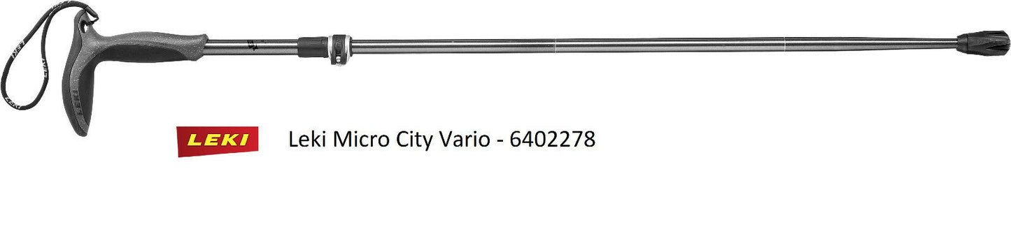 LEKI Micro City Vario Wanderfreund Speed Lock 2 - Wanderstock - Packmaß nur 32cm
