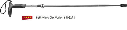 LEKI Micro City Vario Wanderfreund Speed Lock 2 - Wanderstock - Packmaß nur 32cm