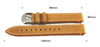 Timex Ersatzarmband TW4B04400 Expedition Scout Ersatzband - 20mm multifit Leder