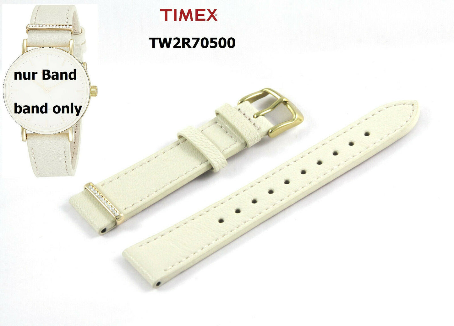 Timex Ersatzarmband TW2R70500 Farfield with Crystal Accent - universal 18mm