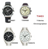 TIMEX Ersatzarmband T2M468 T-Series Chronograph 20mm Ersatzband Leder Uhrenband